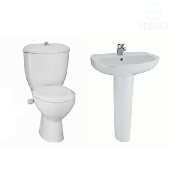 طقم حمام صوفيا G0821-G0855 حوض 55 سم و السيديلى الثقيل من ايديال استاندرد IDEAL STANDARD Sophia