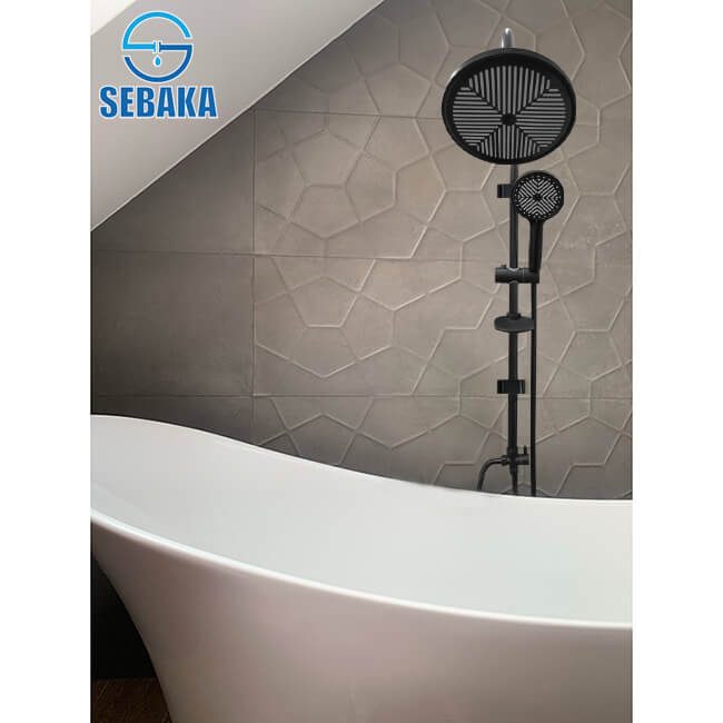 عامود مسطرة الدش فان الاسود 2*1 FAN Black عامود مسطرة الدش فان الاسود 2*1 FAN Black