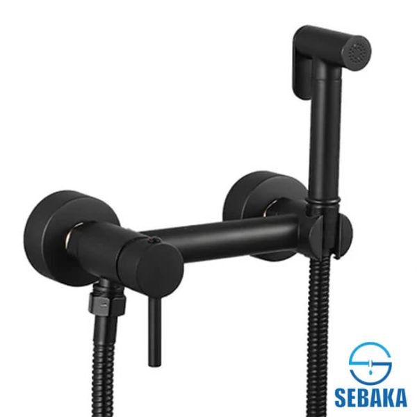خلاط الشطاف اسود راوند هاندميكسر 11 سم باليد النحاس و الخرطوم Round Black