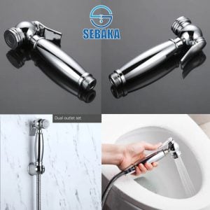 شطاف بومبيه سيلفر المعدني بالحامل و الخرطوم Bombe Silver