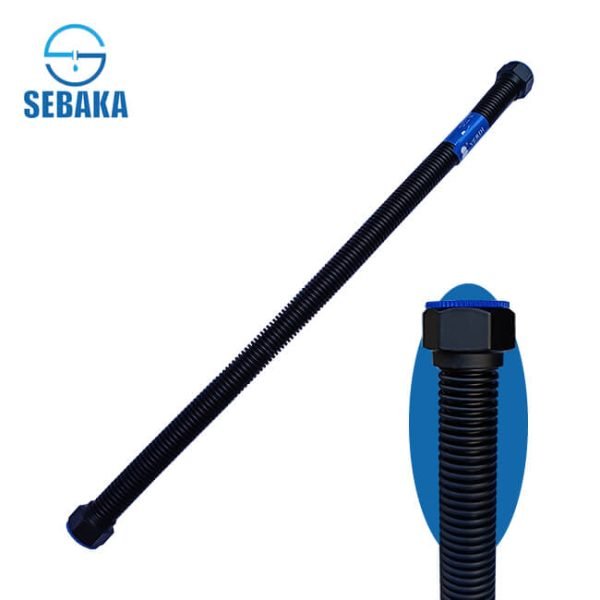 وصلة المياه الاسود المعدنية استانلس 304 مقاسات متعددة Black Hose
