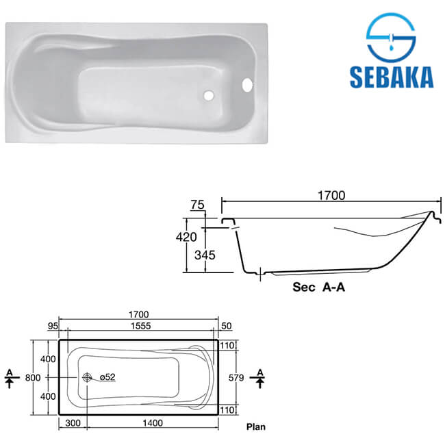 بانيو كيميرا 170×80 سم GA712 أيديال ستاندرد KIMERA IDEALSTANDARD (طلب مسبق) بانيو كيميرا 180×80 سم GA965 أيديال ستاندرد KIMERA IDEALSTANDARD