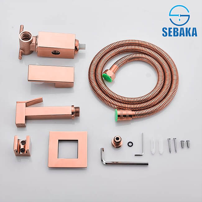 خلاط الشطاف الدفن روزجولد هاندميكسر سخن و بارد من النحاس Square RoseGold خلاط الشطاف الدفن روزجولد هاندميكسر سخن و بارد من النحاس Square RoseGold
