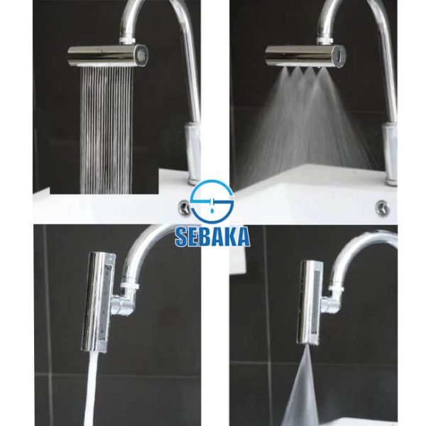 هد خلاط الحوض الثابتة بأربع أشكال لرش المياه Tap Sprayer