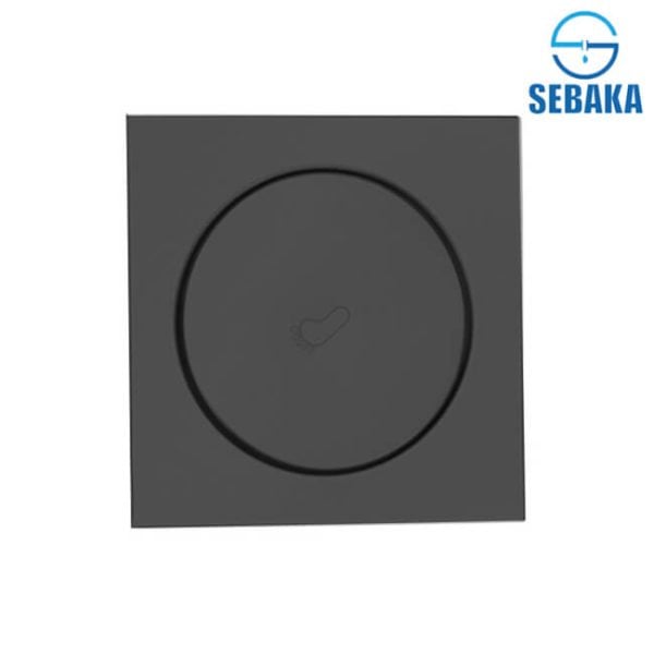 غطاء بلاعة تاتش 20*20 سم لون اسود - غطاء بيبة - لوكس