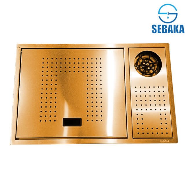 حوض المطبخ هاندميد سوبر الترا 70×45سم روزجولد سمارت بالخلاط و الغطاء القابل للطي سوفت كلوز Handmade Super ULTRA حوض المطبخ هاندميد سوبر الترا 70×45سم روزجولد سمارت بالخلاط و الغطاء القابل للطي سوفت كلوز Handmade Super ULTRA استانلس 304