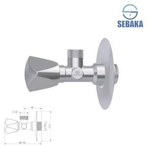 محبس زاوية IDEAL STANDARD G 4308 ايديال ستاندرد 1/2 * 1/2 بوصة