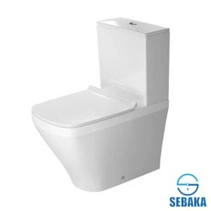 قاعدة مرحاض ديوراستايل 215549 للحمام الملاصقة للحائط لون أبيض من ديورافيت DuraStyle Duravit