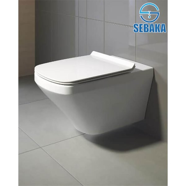 قاعدة مرحاض معلقة ديوراستايل 254249 لون أبيض من ديورافيت DuraStyle Duravit