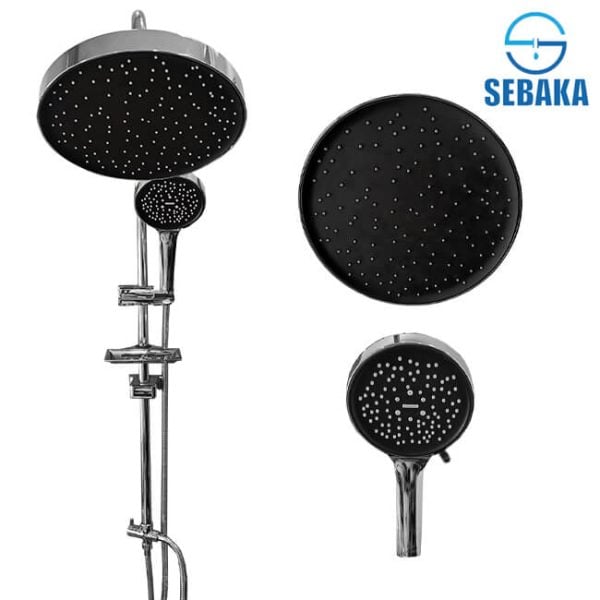 عامود مسطرة الدش جلاكسي Galaxy Shower 2x1 بالرأس المدور الكبير من Royal