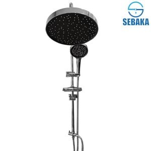 عامود مسطرة الدش جلاكسي Galaxy Shower 2x1 بالرأس المدور الكبير من Royal