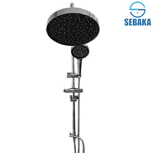 عامود مسطرة الدش جلاكسي Galaxy Shower 2x1 بالرأس المدور الكبير من Royal