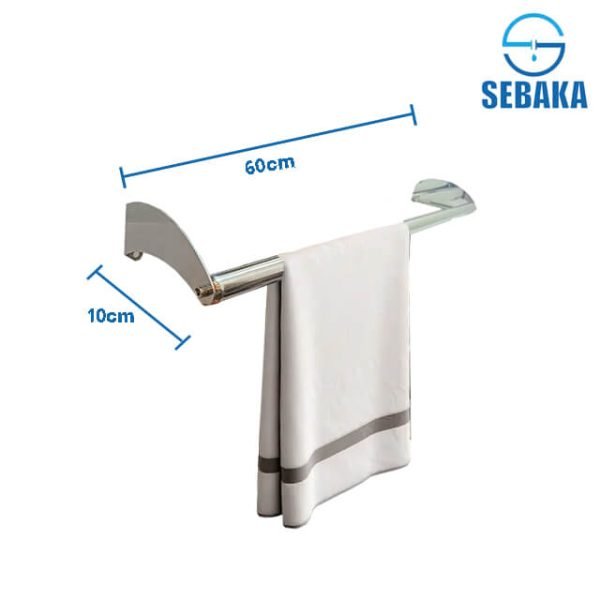فواطة مفرد كيرف استانلس Towel bar Curve