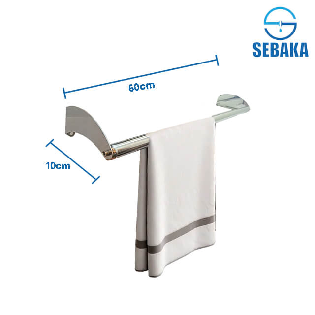 فواطة مفرد كيرف استانلس Towel bar Curve فواطة مفرد كيرف استانلس Towel bar Curve