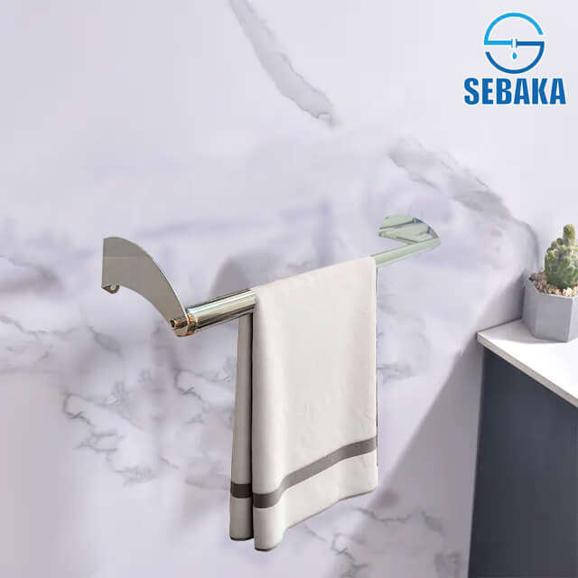 فواطة مفرد كيرف استانلس Towel bar Curve فواطة مفرد كيرف استانلس Towel bar Curve