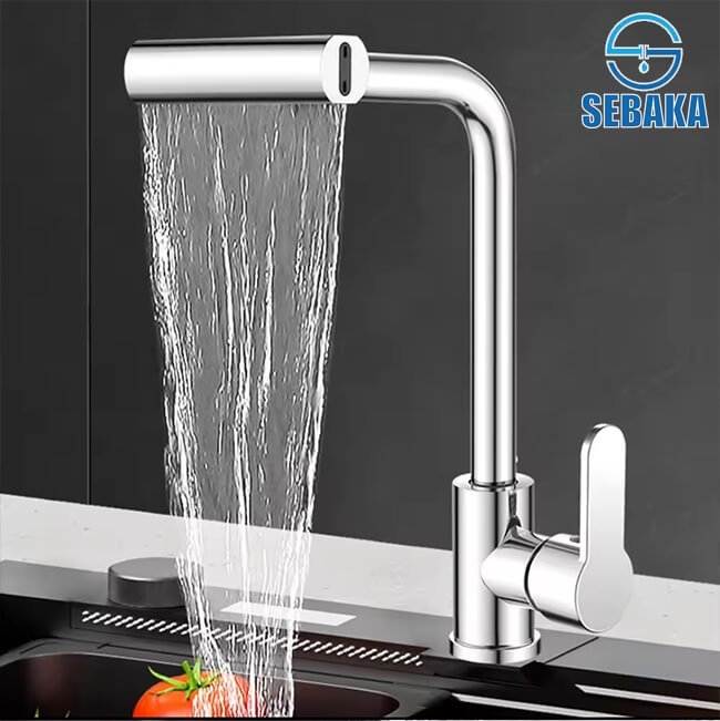 خلاط مطبخ شداد 4 نظام الاقتصادي لرش المياه برأس قابلة للسحب لون فضي Kitchen Water Mixer خلاط مطبخ شداد 4 نظام لرش المياه برأس قابلة للسحب لون فضي Kitchen Water Mixer