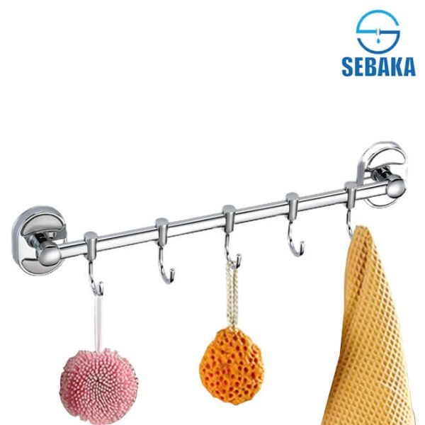 شماعة 5 عليقات متحركة للأغراض المختلفة بطول 40 سم Robe Hook