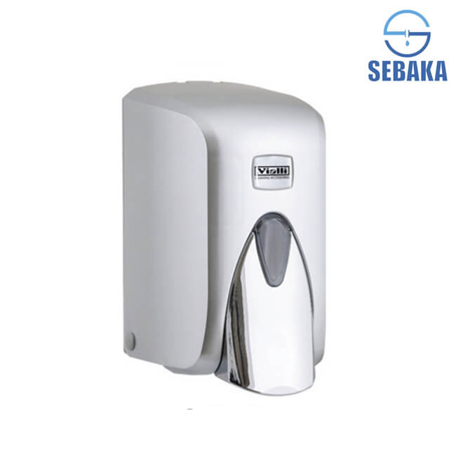 خزان صابون فيالي فضي مط 500 مم Soap Dispenser S5C - Made in Turkey خزان صابون فيالي فضي مط 500 مم Soap Dispenser S5C - Made in Turkey