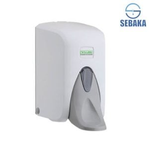 خزان صابون فيالي أبيض بالضاغط الطويل 500 مم Soap Dispenser S5M - Made in Turkey