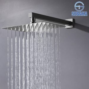 طاسة الدش المستطيلة 30*20 سم إستانلس 304 سُمك 1 مللي تقيلة ببلية متحركة (بدون مخرج)