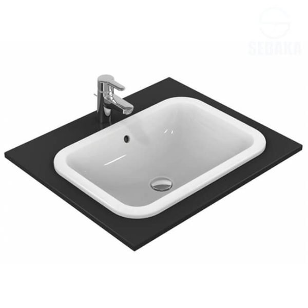 حوض حمام كونكت E505901 مستطيل 58×41 سم كونترتوب من ايديال استاندرد IDEALSTANDARD CONNECT