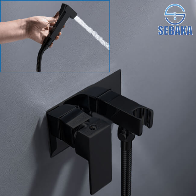 خلاط الشطاف الدفن المستطيل الاسود هاندميكسر سخن و بارد من النحاس Rectangular Black خلاط الشطاف الدفن المستطيل الاسود هاندميكسر سخن و بارد من النحاس Rectangular Black