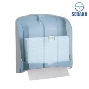 وراقة المناديل العريضة KH300T التركي لون شفاف سعة 300 منديل من فيالي Vialli Paper Dispenser KH300T