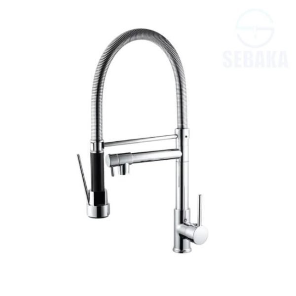 خلاط المطبخ الشيف سوبر 2*1 متحرك لون فضي Chef Super Kitchen Mixer 2x1 Chrome