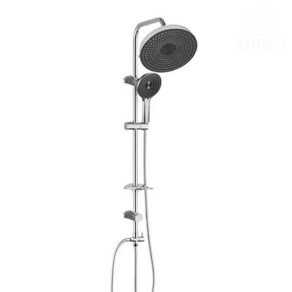 عامود مسطرة الدش سيزر 2x1 بالرأس المدور الكبير Caesar Shower