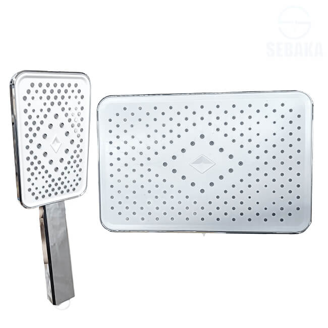 عامود مسطرة الدش وايتي 2x1 الإقتصادية بالرأس المستطيل الأبيض Whitey Shower عامود مسطرة الدش وايتي 2x1 الإقتصادية بالرأس المستطيل الأبيض Whitey Shower