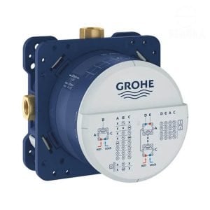 جسم رابيدو سمارت بوكس لخلاط الدش/البانيو الدفن 3 مخرج من جروهي Rapido SmartBox GROHE 356