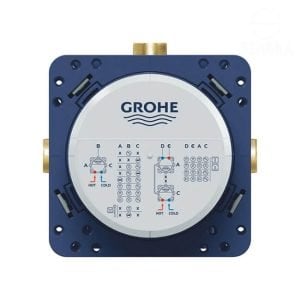 جسم رابيدو سمارت بوكس لخلاط الدش/البانيو الدفن 3 مخرج من جروهي Rapido SmartBox GROHE 356