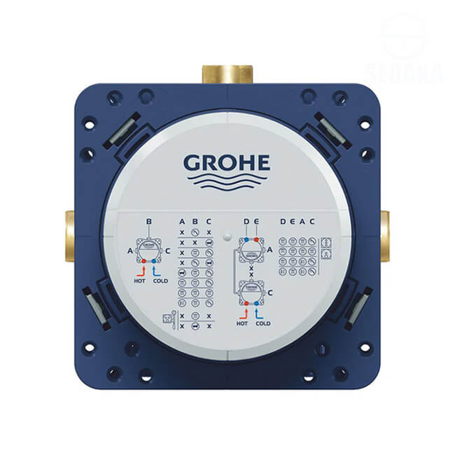 جسم رابيدو سمارت بوكس لخلاط الدش/البانيو الدفن 3 مخرج من جروهي Rapido SmartBox GROHE 356 (طلب مسبق) جسم رابيدو سمارت بوكس لخلاط الدش/البانيو الدفن 3 مخرج من جروهي Rapido SmartBox GROHE 356
