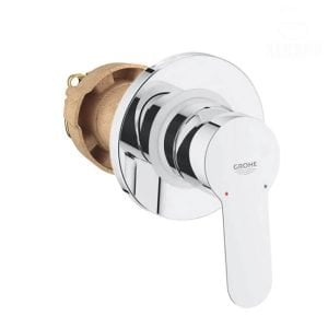 خلاط الدش/البانيو الدفن باو ايدج مخرج واحد بالوش و الجسم من جروهي 29040000 GROHE BAUEDGE