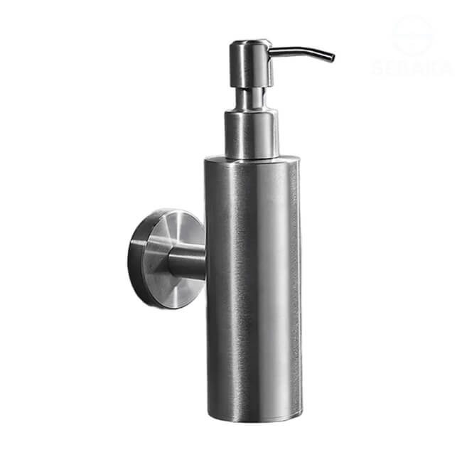 ديسبنسر خزان الصابون الإستانلس المط سعة 500مم يثبت على الحائط ضاغط صابون Soap Dispenser ديسبنسر خزان الصابون الإستانلس المط يثبت على الحائط ضاغط صابون Soap Dispenser