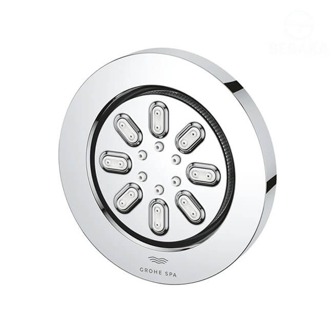شاور جيت سبارين مدور لون فضي بشكلين لرش المياه وش بالجسم الدفن جروهي 26801000 GROHE SpaRain (طلب مسبق) شاور جيت سبارين مدور لون فضي بشكلين لرش المياه وش بالجسم الدفن جروهي 26801000 GROHE SpaRain