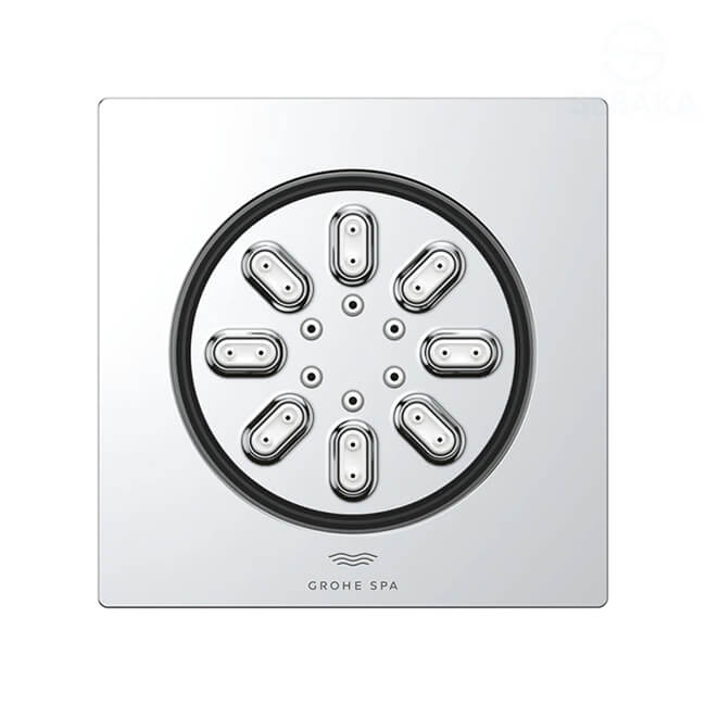 شاور جيت سبارين مربع لون فضي بشكلين لرش المياه وش بالجسم الدفن جروهي 26802000 GROHE SpaRain (طلب مسبق) شاور جيت سبارين مربع لون فضي بشكلين لرش المياه وش بالجسم الدفن جروهي 26802000 GROHE SpaRain