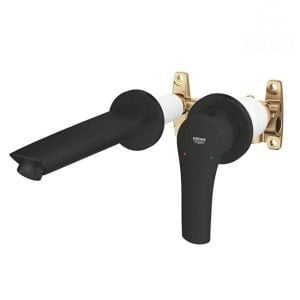 خلاط حوض الحمام الدفن يوروسمارت باللون الاسود المط من جروهي بالوش و الجسم GROHE EuroSmart