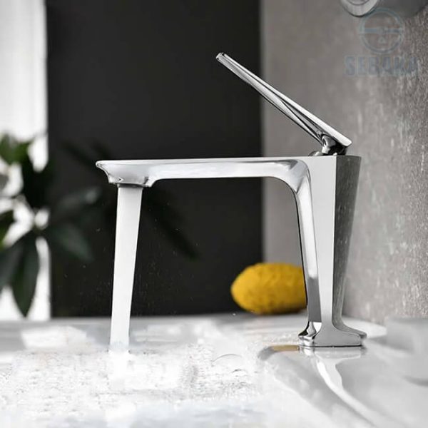 خلاط حوض فاشون كروم ارتفاع 15 سم Fashion Chrome