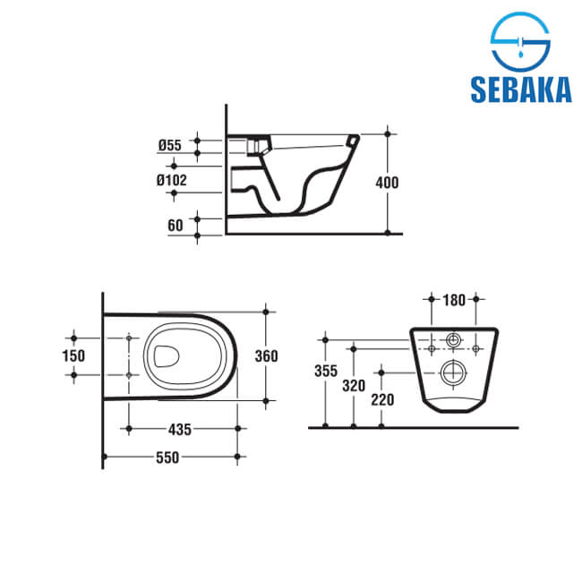 قاعدة مرحاض معلقة تونك G3192/K3101 من ايديال ستاندرد IdealStandard TONIC قاعدة مرحاض معلقة تونك G3192/K3101 من ايديال ستاندرد IDEAL STANDARD TONIC
