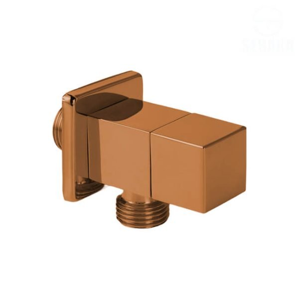 محبس زاوية روزجولد بولو المربع بالوش RoseGold Angel Valve