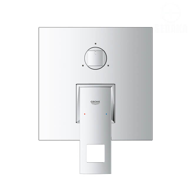 وش خلاط الدش/البانيو الدفن يوروكيوب 3 مخرج المربع من جروهي 24094000 GROHE EuroCube وش خلاط الدش/البانيو الدفن يوروكيوب 3 مخرج المربع من جروهي 24094000 GROHE EuroCube