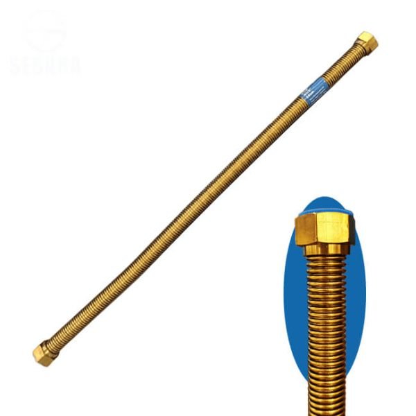 وصلة المياه الذهبي المعدنية استانلس 304 مقاسات متعددة Golden Hose