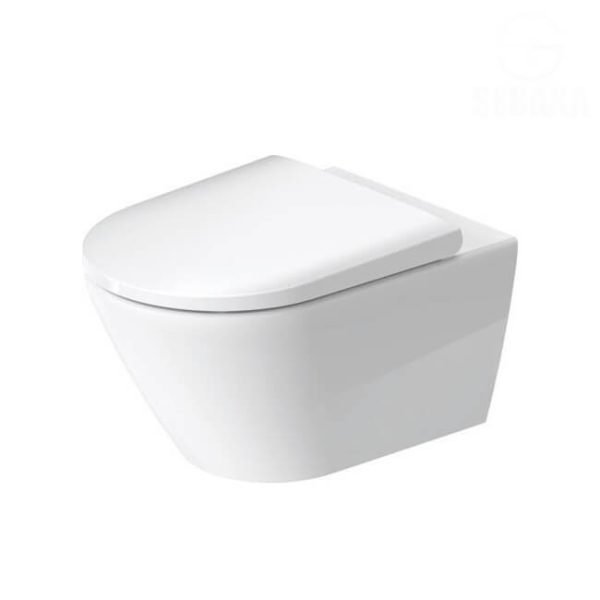 قاعدة مرحاض معلقة دي نيو 257749 لون أبيض من ديورافيت D-Neo Duravit