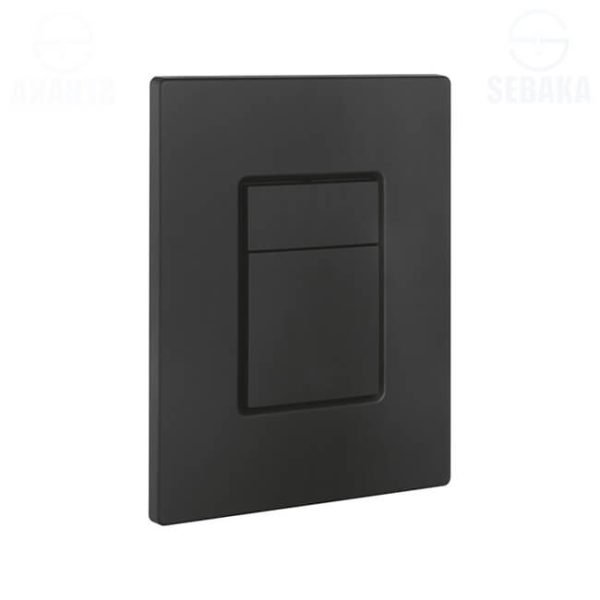 وش خزان الدفن الاسود مط المربع المستورد صالح للعمل مع خزان الدفن جروهي Fantom Black Flush Plate