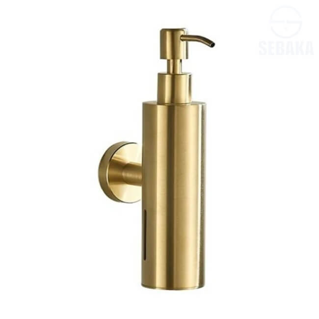 ديسبنسر خزان الصابون الإستانلس الذهبي المط سعة 500مم يثبت على الحائط ضاغط صابون Soap Dispenser ديسبنسر خزان الصابون الإستانلس الذهبي المط سعة 500مم يثبت على الحائط ضاغط صابون Soap Dispenser