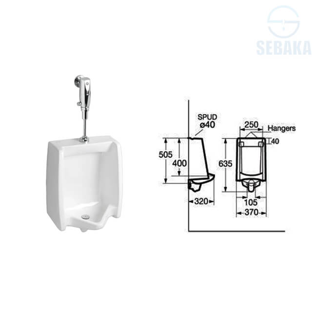 مبولة صغيرة G4031 بالدوش والصرف من ايديال ستاندرد IdealStandard Urinal WashBrook مبولة صغيرة G4031 بالدوش والصرف من ايديال ستاندرد IDEALSTANDARD Uniral WashBrook