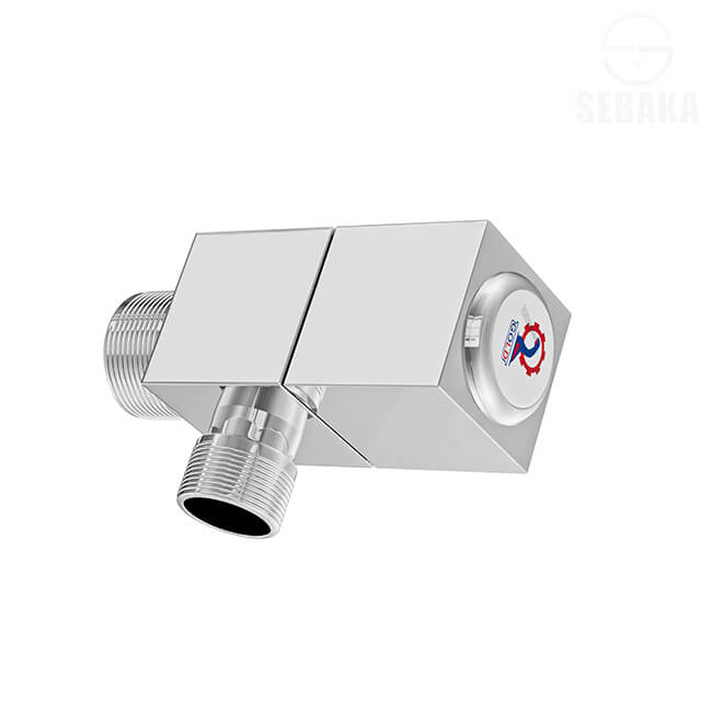 محبس زاوية جولد مربع فضي بالوش Gold Chrome Angel Valve محبس زاوية جولد مربع فضي بالوش Gold Chrome Angel Valve