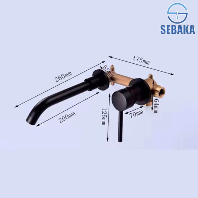 خلاط حوض دفن ذهبي Sanitary قنطرة متحركة بالجسم و الوش كود 50470 هاندميكسر خلاط حوض دفن اسود Sanitary مدور بالجسم و الوش كود 50469 هاندميكسر