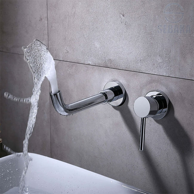 خلاط حوض دفن فضي لامع Sanitary قنطرة متحركة بالجسم و الوش كود 85480 هاندميكسر خلاط حوض دفن فضي لامع Sanitary قنطرة متحركة بالجسم و الوش كود 85480 هاندميكسر